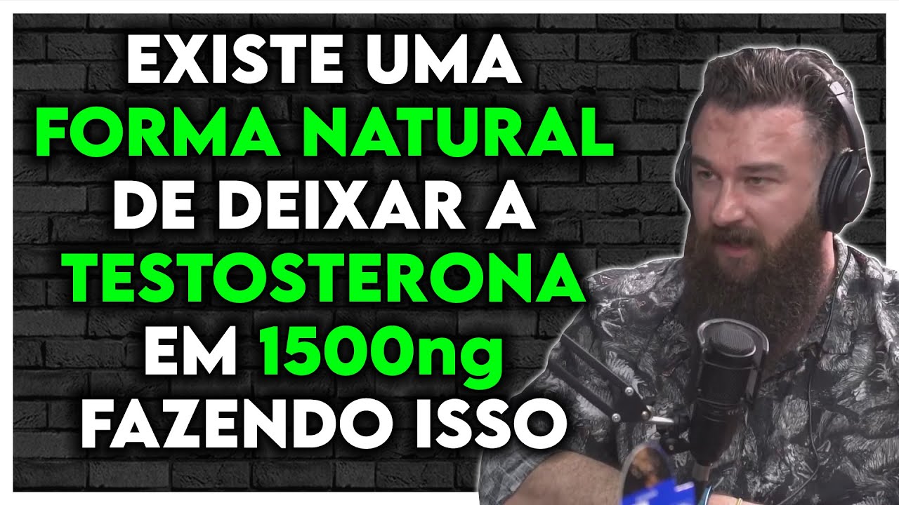 COMO AUMENTAR A TESTOSTERONA SEM USAR AS PARADINHAS DE FORMA NATURAL