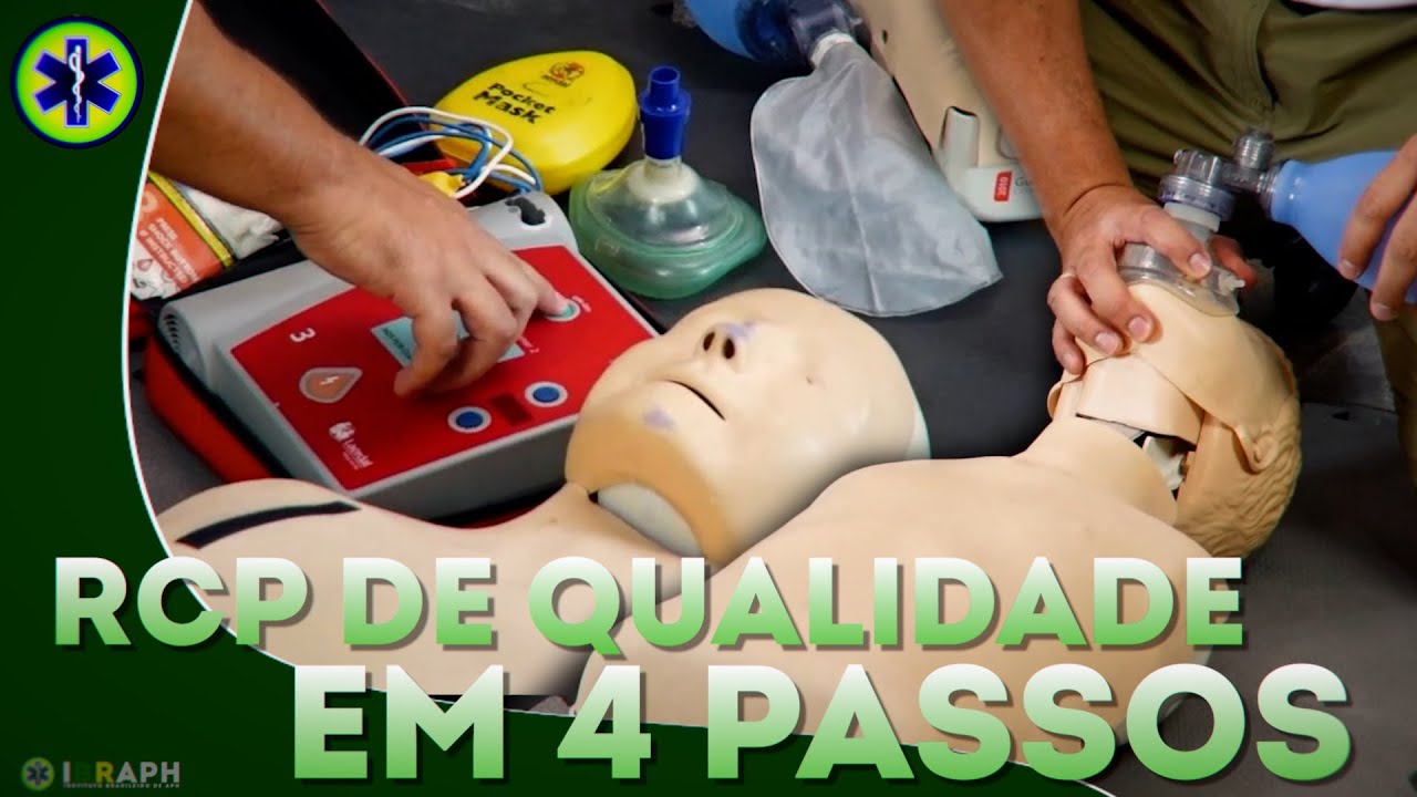 Como fazer reanimação cardiorrespiratória em 4 passos Aula prática