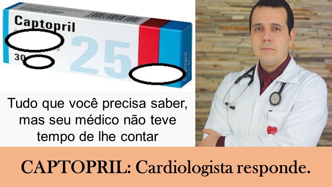 CAPTOPRIL Como usar, efeitos colaterais, riscos, uso sublingual, etc ...
