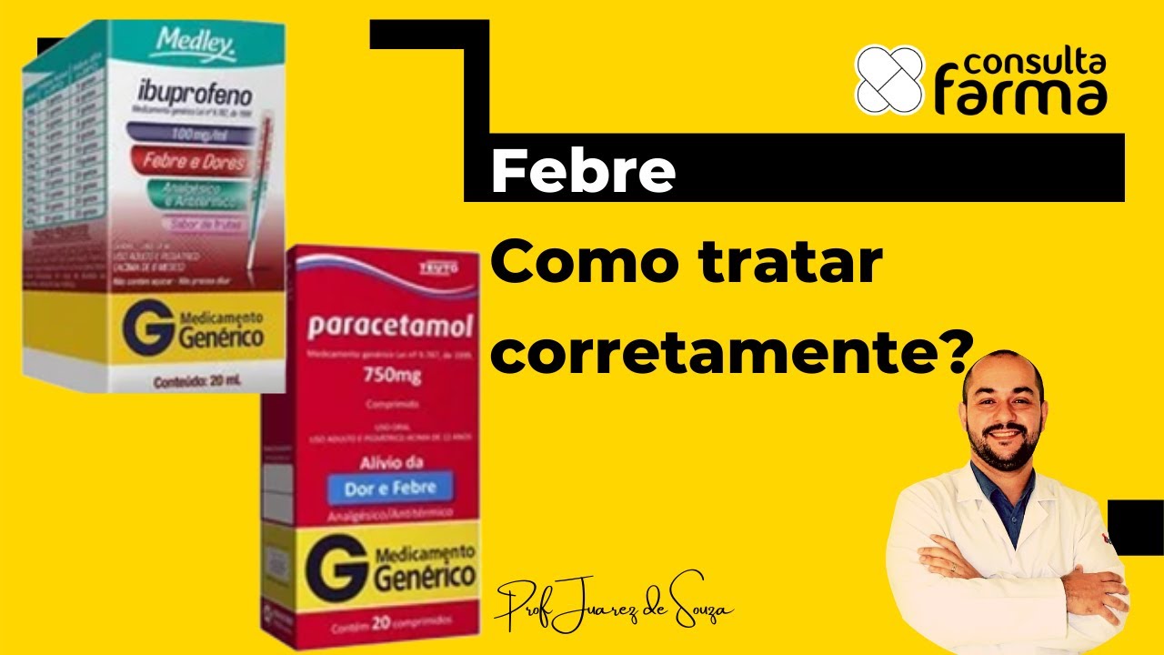 #ConsultaFarma | Paracetamol X Ibuprofeno | Febre Como tratar corretamente?