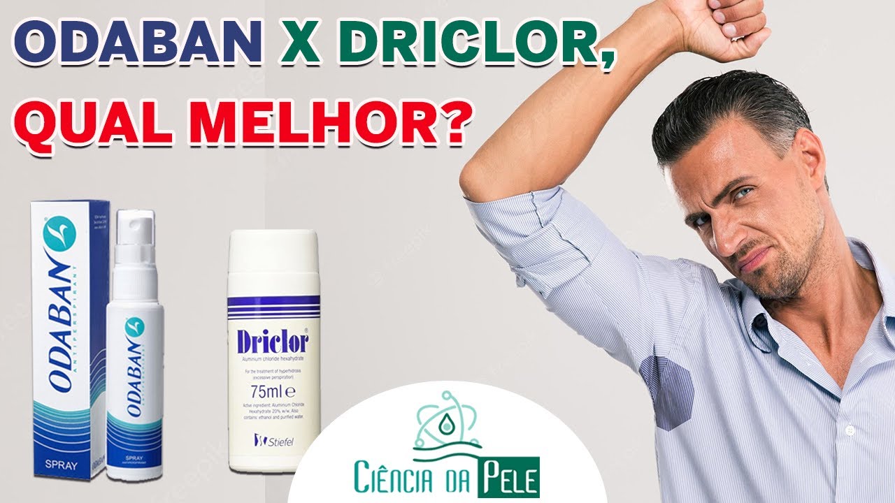 Qual MELHOR Antitranspirante Contra SUOR EXCESSIVO (HIPERIDROSE) ODABAN ...