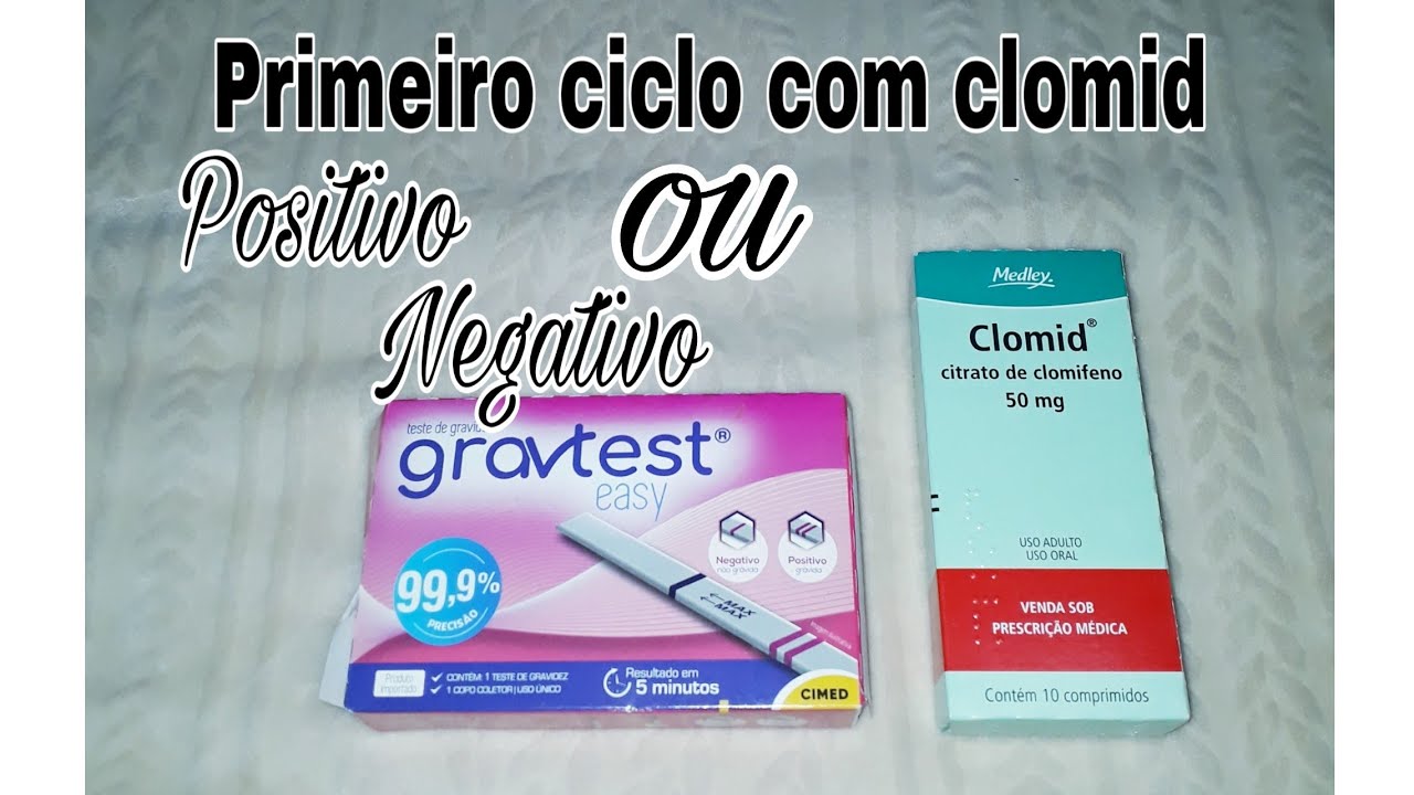 1° CICLO COM CLOMID | SINTOMAS DE OVULAÇÃO| POSITIVO OU NEGATIVO EXAMES ...
