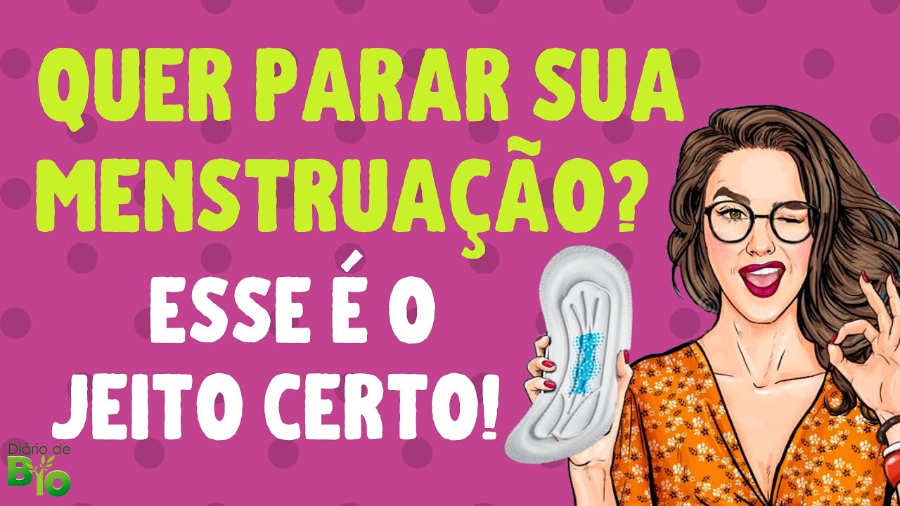 3 maneiras seguras e eficazes de interromper a menstruação