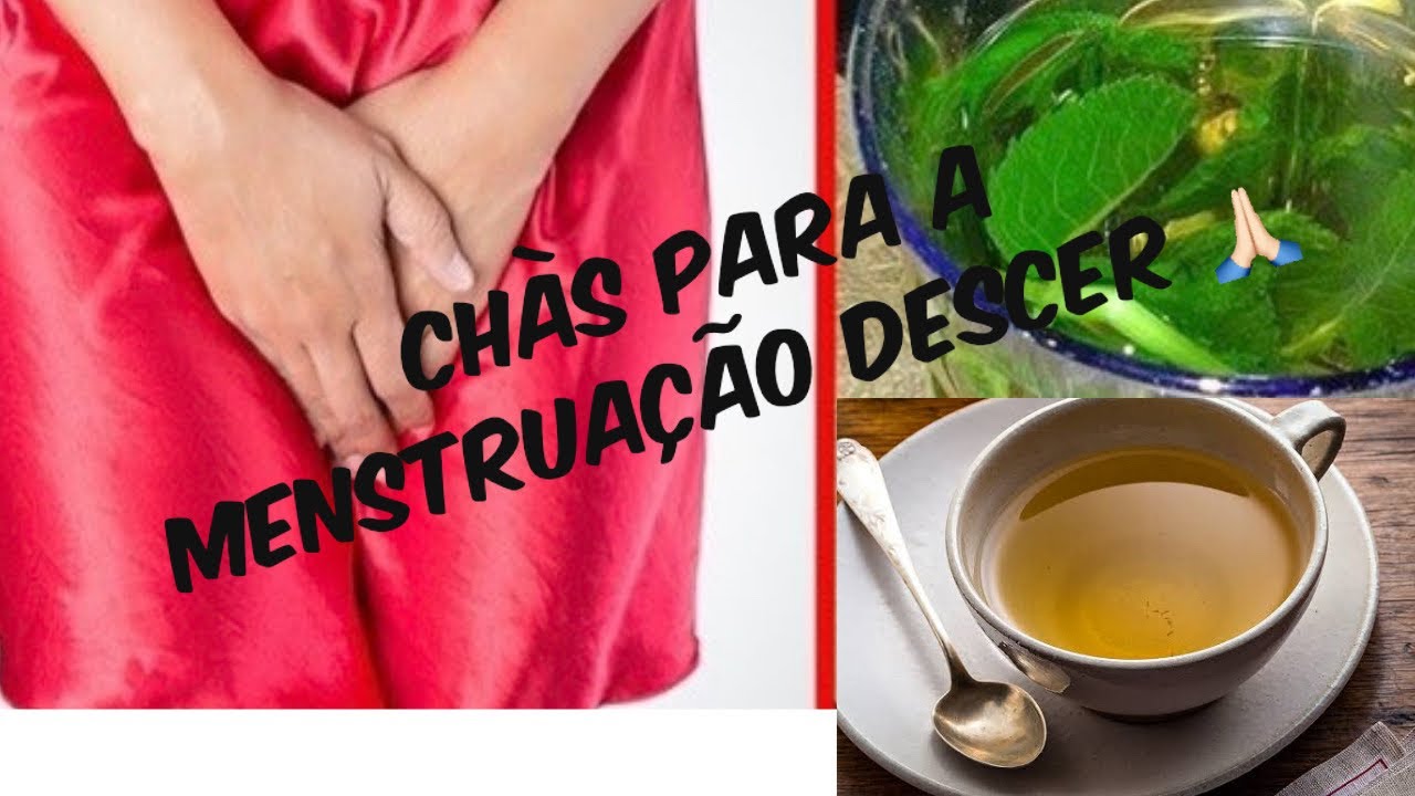 Chás naturais para regular a menstruação
