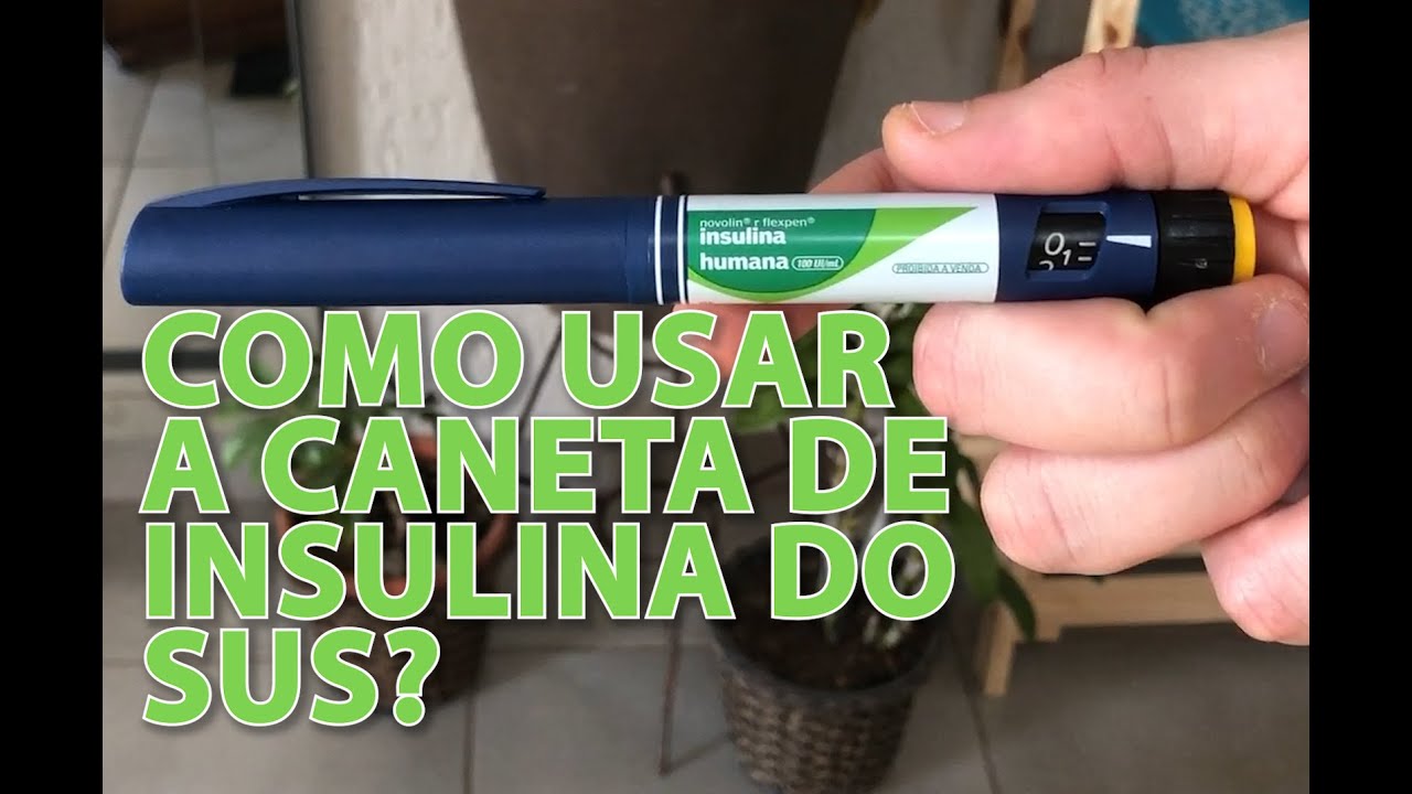 Como Usar A Nova Caneta De Insulina