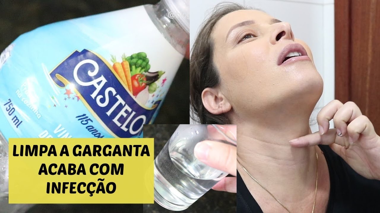 Elimine infecção na garganta em 3 passos simples