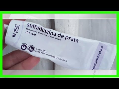 para que serve sulfadiazina de prata 