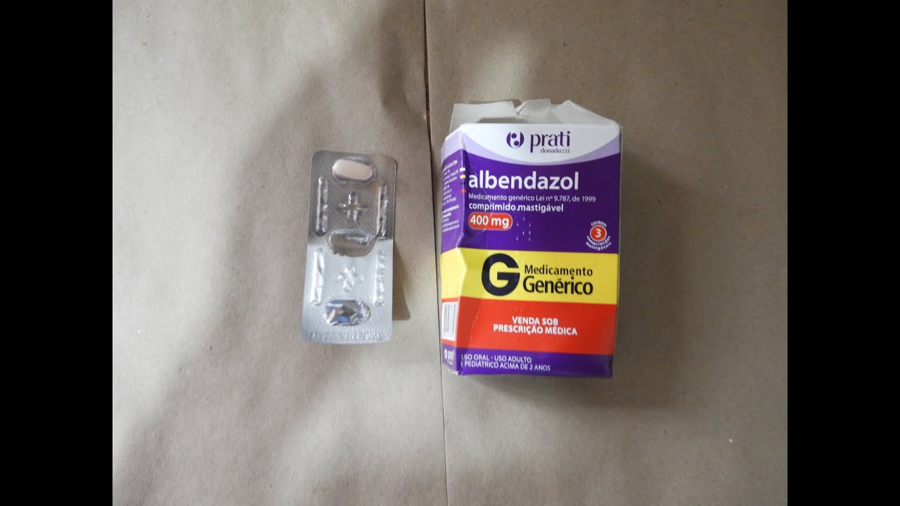 Tratamento eficaz contra vermes: Albendazol