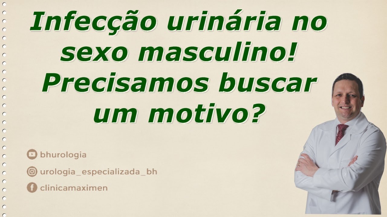 Infecção urinária em homens informações importantes. Infecção urinária em homens informações importantes.