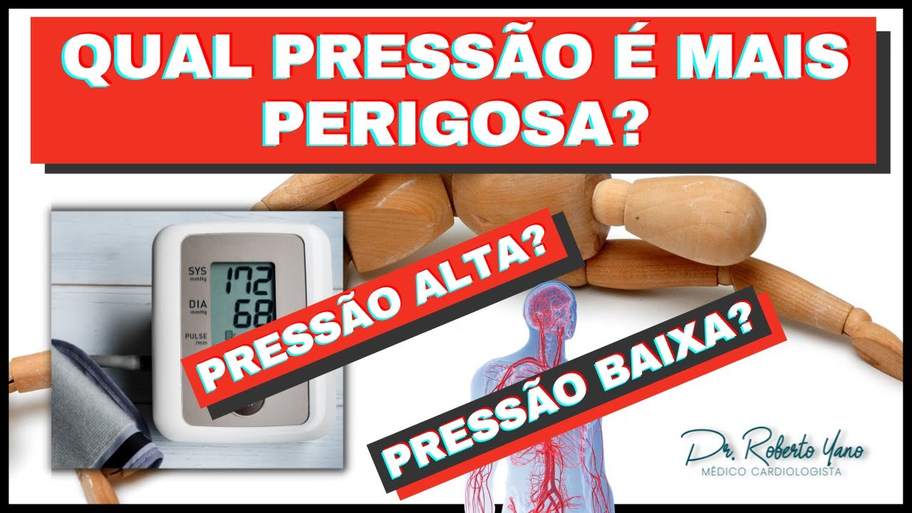 Qual pressão é mais perigosa ao coração: alta ou baixa? Comparação e ...